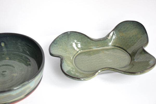 DDG Nourish Stoneware Collection: GRANGER, Large Bowl & Platter Set