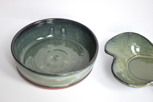 DDG Nourish Stoneware Collection: GRANGER, Large Bowl & Platter Set