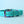 Load image into Gallery viewer, HARDWARE RETIREMENT SALE - Teal &amp; Gasoline Rainbow Biothane Dog Collar
