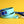 Load image into Gallery viewer, PREMADE COLLECTION - Baby Blue &amp; Royal Biothane Dog Leash
