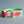 Load image into Gallery viewer, PREMADE COLLECTION - Seafoam &amp; Fuchsia with Brass, Osgiliath Biothane Dog Collar
