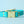 Load image into Gallery viewer, HARDWARE RETIREMENT SALE - Teal &amp; Brass Biothane Dog Collar
