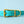 Load image into Gallery viewer, HARDWARE RETIREMENT SALE - Teal &amp; Brass Biothane Dog Collar
