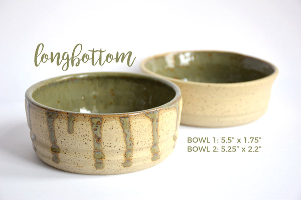 DDG Nourish Stoneware Collection: LONGBOTTOM, Medium Bowl Set