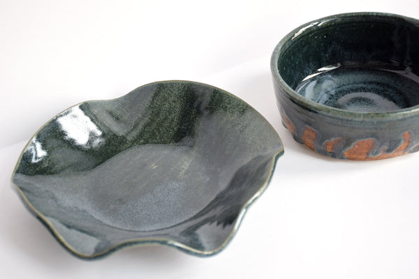 DDG Nourish Stoneware Collection: WEASLEY, Medium Bowl & Platter Set
