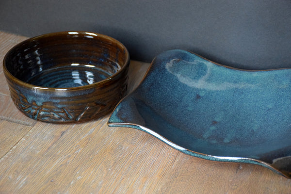 DDG Nourish Stoneware Collection: LORIEN, Large Bowl & Platter Set