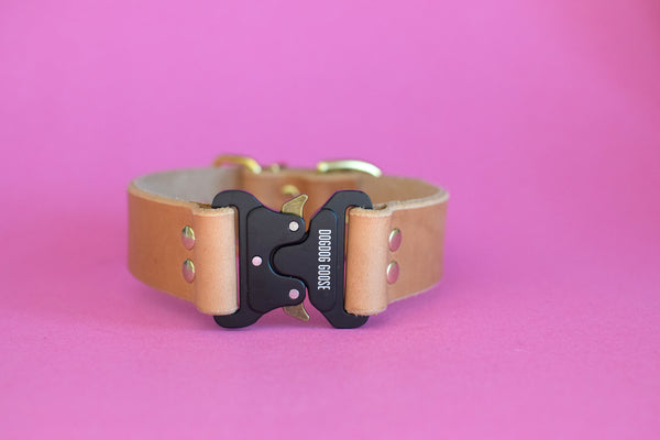 EXCLUSIVE LEATHER COLLECTION - Beech Tactical QR Leather Collar