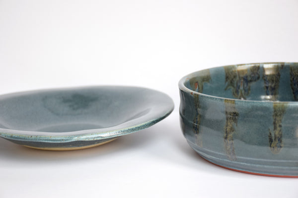 DDG Nourish Stoneware Collection: POTTER, Large Bowl & Platter Set