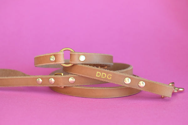 EXCLUSIVE LEATHER COLLECTION - Beech Leather Leash