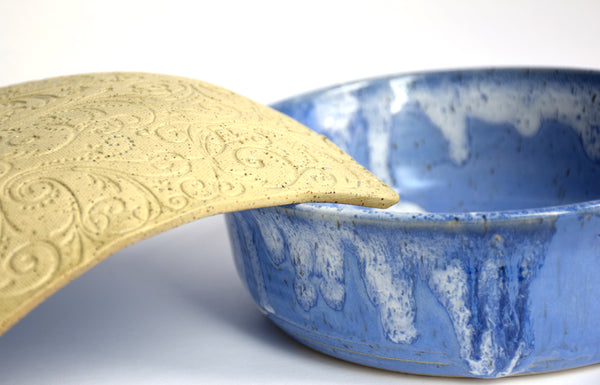 DDG Nourish Stoneware Collection: LOVEGOOD, Large Bowl & Platter Set