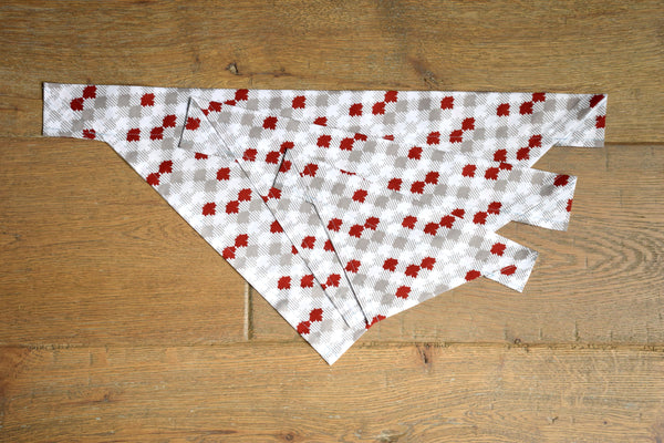 Dog Bandana - Maple Leaf Cotton Dog Scarf