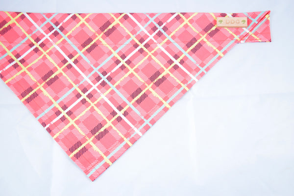 Dog Bandana - Peach Parfait Cotton Dog Scarf