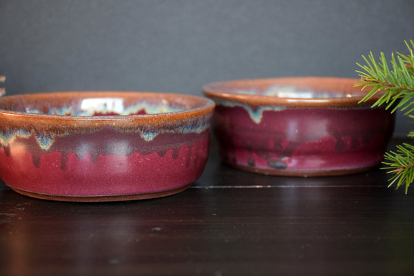 DDG Nourish Stoneware Collection: MERLOT, Small Bowl Set