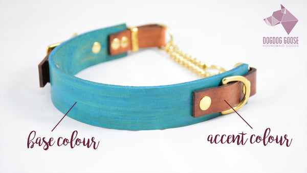 Design Your Own - The Hornburg BT Collar, Adjustable Heavy Duty Wide Biothane Martingale Dog Collar