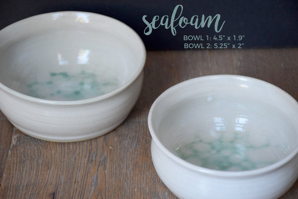 DDG Nourish Stoneware Collection: SEAFOAM, Small Bowl Set